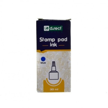 ЧЕРНИЛА ДЛЯ ШТАМПОВ 30 МЛ СИНИЕ D.RECT