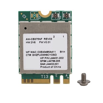 Moduł WiFi 2.4/5.0GHz Bluetooth 5.0 karta M.2 NGFF 802.11a/b/g/n/ac