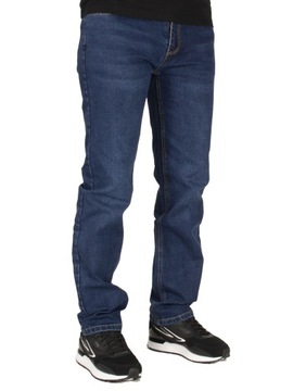 Spodnie męskie jeans W:38 98 CM L:32 granatowe