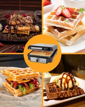 Вафельница 2 ХРУСТЯЩИЕ ВАФЛИ ВЫСОКАЯ МОЩНОСТЬ ProfiCook ПК