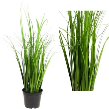 Искусственная трава 40 см в декоративном горшке.
