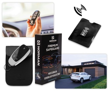 2x футляр для ключей, замок БЕЗКЛЮЧЕВОЙ, противоугонный WAVE BLOCK