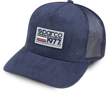 Czapka z daszkiem Sparco Trucker 1977 granatowa