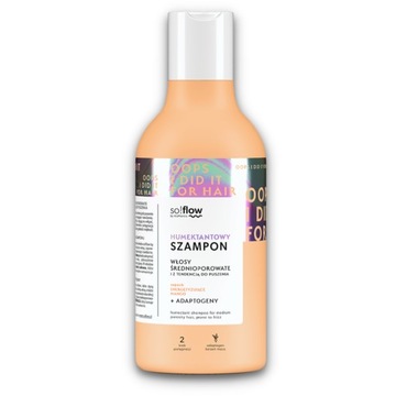Humektantowy szampon do włosów średnioporowatych puszących się so!flow 0,4l