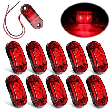 10SZT LAMPA OBRYSOWA OBRYSÓWKA DIODOWA LED OBRYSÓWKI