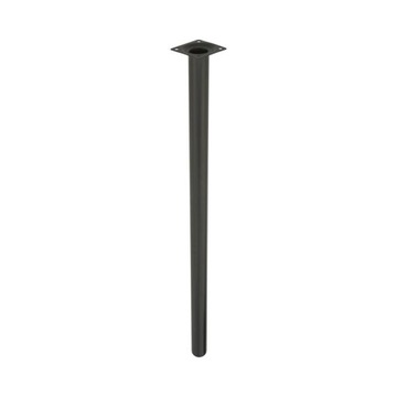Noga meblowa okrągła 90cm czarna