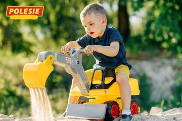 Большой самоходный гигантский экскаватор XXL WADER POLESIE 82