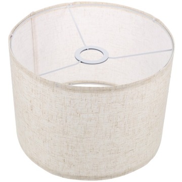 Lampa stojąca Klosz z tkaniny Żarówka