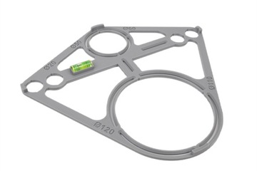 ШАБЛОН ПЛИТКИ GEBERIT СХЕМА ОТВЕРСТИЙ УРОВЕНЬ ДЛЯ УНИТАЗА РАМКА LIBELLA