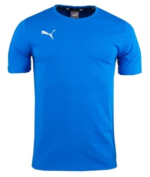 3000 KOSZULKA MĘSKA PUMA BAWEŁNIANA T-SHIRT BAWEŁNA NIEBIESKA XL