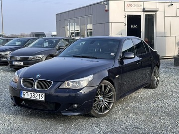 BMW Seria 5 E60 Sedan 525 d 197KM 2009 BMW 525 197KM 2009r. Skóry, tempomat alufelgi