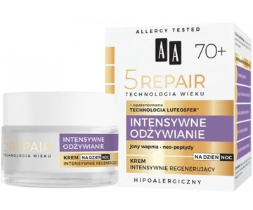 AA TW 70+ 5REPAIR INTENSYWNA REGENERACJA KREM 24h