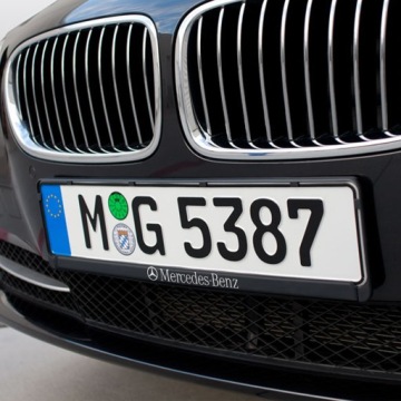 РАМКА НОМЕРНОГО ЗНАКА MERCEDES, ГЕЛЬ-ПЕЧАТЬ, 2 шт. ПРЕМИУМ