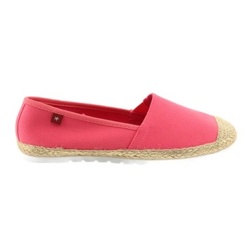 Różowe Tkanina Buty Espadryle Big Star r.40