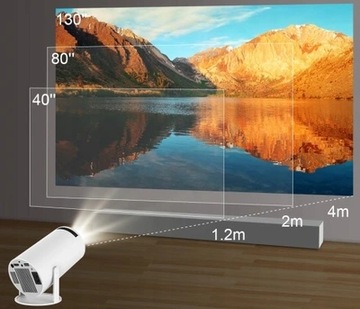 Светодиодный проектор ALLNOEL HY300 PRO белый ALLNOEL W-1062 Кабель HDMI