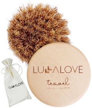Lullalove Szczotka travel - kokos i tampico