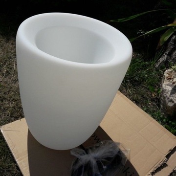 Садовый светильник E27 FLOWERPOT S Белый вазон 9711 Nowodworski