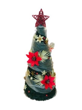 КОНУС ИСКУССТВЕННАЯ РОЖДЕСТВЕНСКАЯ ЕЛКА КОНИЧЕСКОЕ РОЖДЕСТВЕНСКОЕ УКРАШЕНИЕ 80см