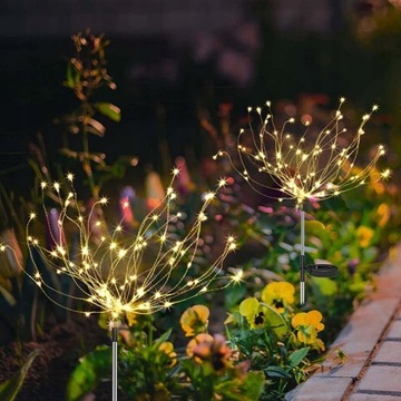 2X СОЛНЕЧНАЯ ЛАМПА ДЛЯ САДА УКРАШЕНИЕ ОДУВШИНКИ 150 LED