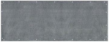 ЗАБОР ДЛЯ БАЛКОНА ПЭ КОВРИК ДЛЯ ЗАБОРА ДЛЯ ТЕРРАСЫ СЕРЫЙ 150x500