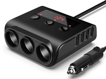 РАЗЪЕМ ПРИКУРИВАТЕЛЯ НА 4 USB-ЗАРЯДКИ