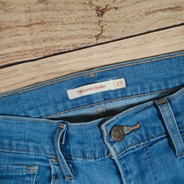 LEVI'S 710 Super Skinny Spodnie Jeansy Damskie r. W 27