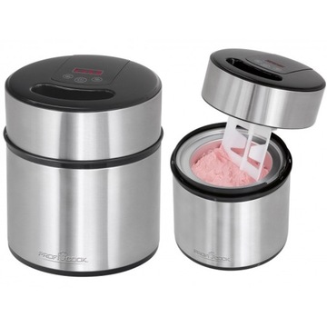 LODZIARKA AUTOMAT URZĄDZENIE DO LODÓW JOGURTÓW STAL INOX PROFICOOK