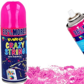 SERPENTYNA KONFETTI W SPRAYU PARTY URODZINY 250m