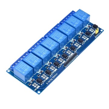 Moduł ośmiokanałowego przekaźnika 12V 8x10A 8-Way
