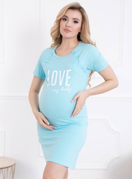 KOSZULA CIĄŻOWA DO KARMIENIA ROZPINANA NAPY XXXL