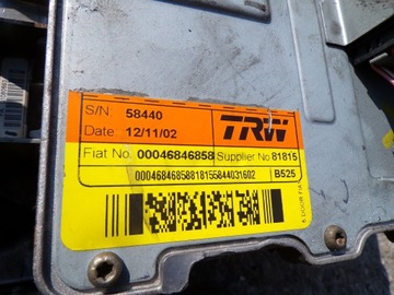 FIAT STILO SERVO  ELEKTRICKÉ SLOUPEC ORIGINÁLNÍ 00046846858
