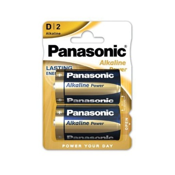 Bateria alkaliczna Panasonic D (R20) 2 szt.