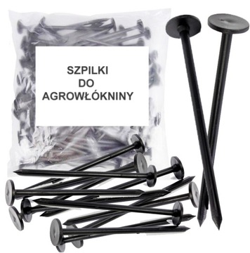 KOŁKI SZPILKI 19cm 100szt DO AGROWŁÓKNINY KOTWICE