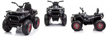 АККУМУЛЯТОР QUAD ATV 4X4 КОЖА МЯГКИЕ КОЛЕСА EVA ПОДСВЕТКИ ЗВУК ДИСТАНЦИОННЫЙ 2.4G