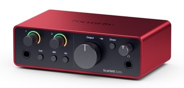 FOCUSRITE SCARLETT SOLO 4RD 4GEN + OPROGRAMOWANIE
