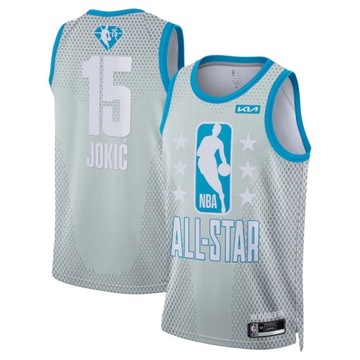 Męska koszulka Luka Doncic Jordan Szara 2022 NBA All-Star Game Swingman