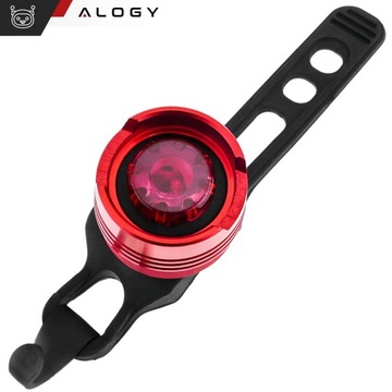 Zestaw 2 lampek rowerowych Lampka LED Rowerowa na Rower tył Światełko tylne