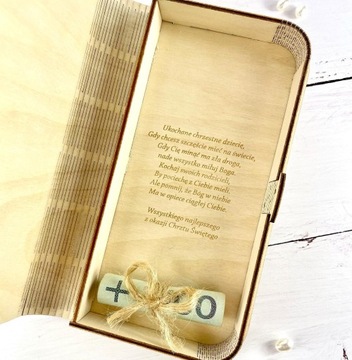 КОПИЛКА НА КРЕЩЕНИЕ, КОНВЕРТ + ПОЖЕЛАНИЯ