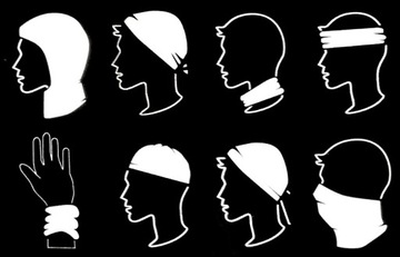 ROAD Базовый шарф, шарф, Черный 32059901000