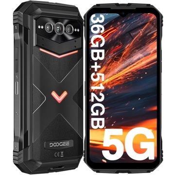 DOOGEE V MAX PLUS CZARNY 16+20/512 GB 22000mAh 120Hz