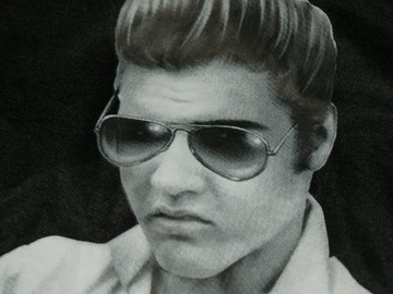 Elvis Presley top koszulka damska Vintage print L