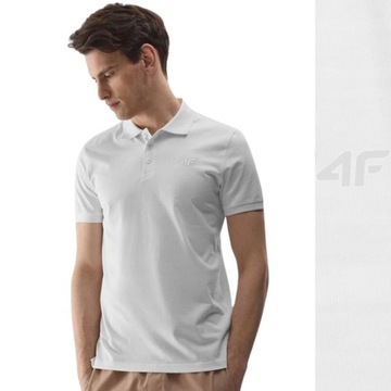 KOSZULKA MĘSKA POLO 4F T-SHIRT PODKOSZULEK BLUZKA SPORTOWA NA CO DZIEŃ