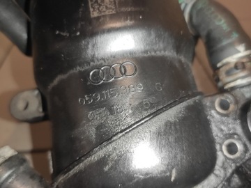 AUDI 3.0TDI A7 4G8 A6 C7 SKŘÍŇKA POUZDRO FILTRU OLEJE KPL ORIGINÁLNÍ