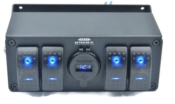 Панель управления Carling, 4 зарядных устройства BOX USB