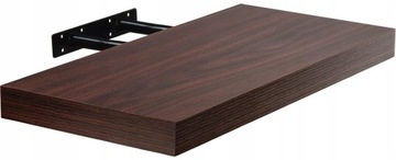 Półka ścienna Stilista Volato, 60 cm, ciemne drewn