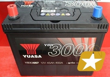 YUASA YBX3057 AKUMULATOR 45AH 400A L+