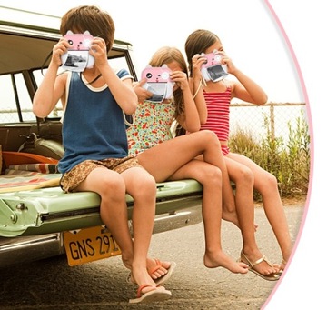 DRUKUŚ ЦИФРОВАЯ ЖК-КАМЕРА МГНОВЕННОЙ ПЕРЕДАЧИ С ПРИНТЕРОМ ДЛЯ ДЕТСКИХ ИГР 13 РОЛИКОВ