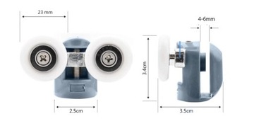 РОЛИК РОЛИК для душевой кабины верхний 23мм