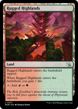 MTG 4x Rugged Highlands