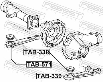 ВТУЛКА ПАЛЬЦЫ ДИФФЕРЕНЦИАЛА TOYOTA